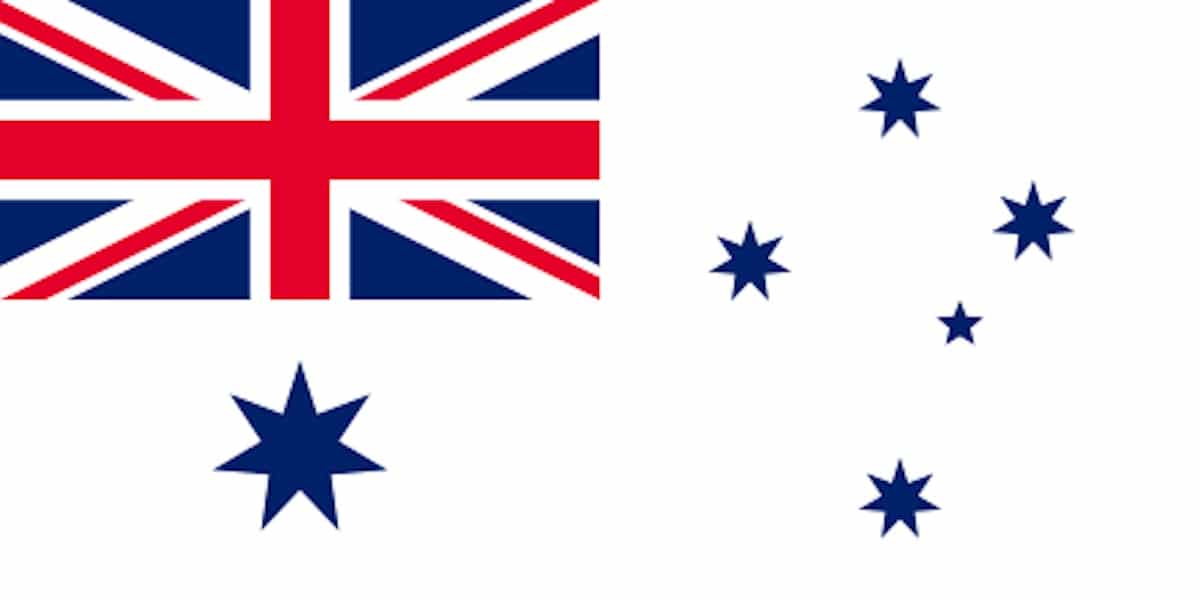Australská námořní válečná vlajka