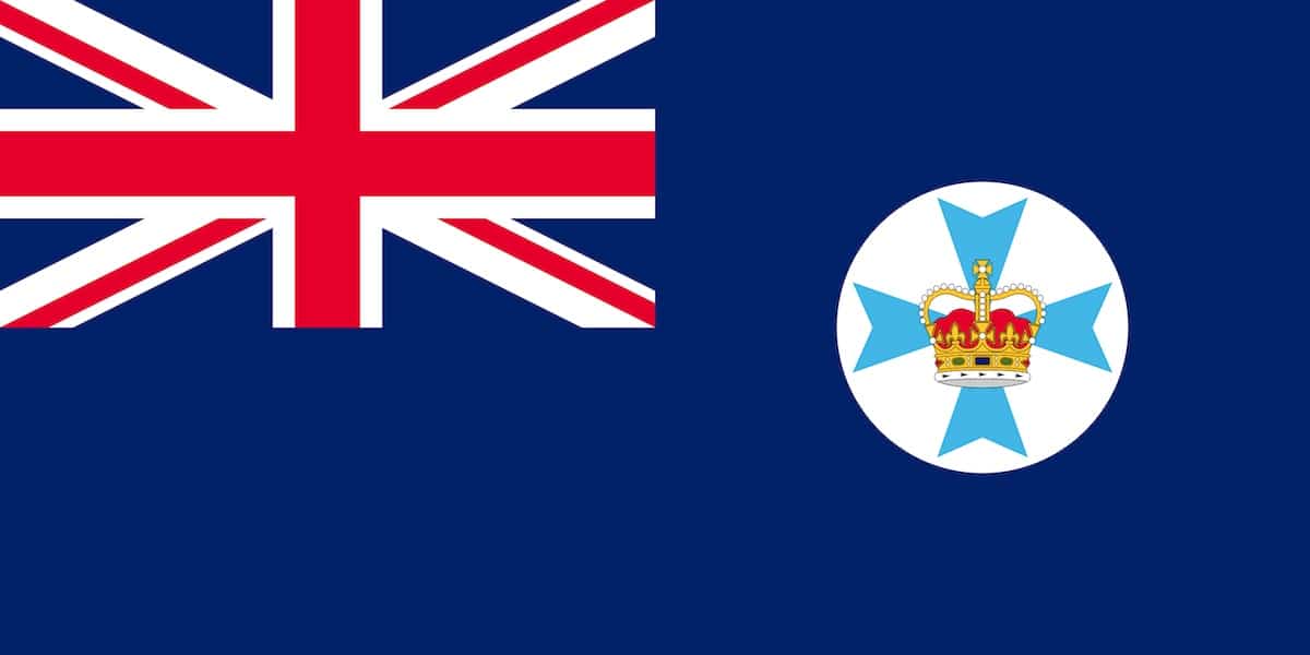 vlajka Austrálie-Queensland