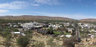 Alice Springs – rudé centrum Austrálie alice springs austrálie